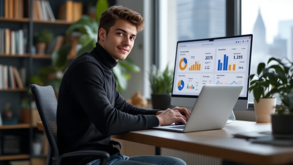 2025년 파이썬 백엔드 개발자 채용 및 연봉 정보를 확인하는 개발자 이미지